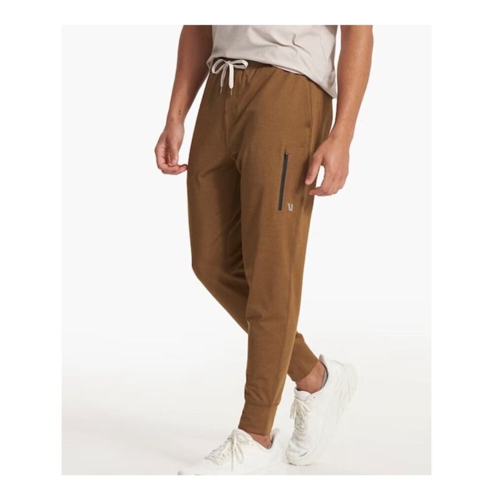 Vuori Sunday Performance Joggers Tobacco brown Heather small